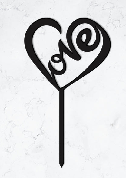 Cake Topper "True Love"